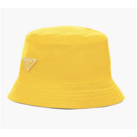 prada yellow hat|Prada sun hats.